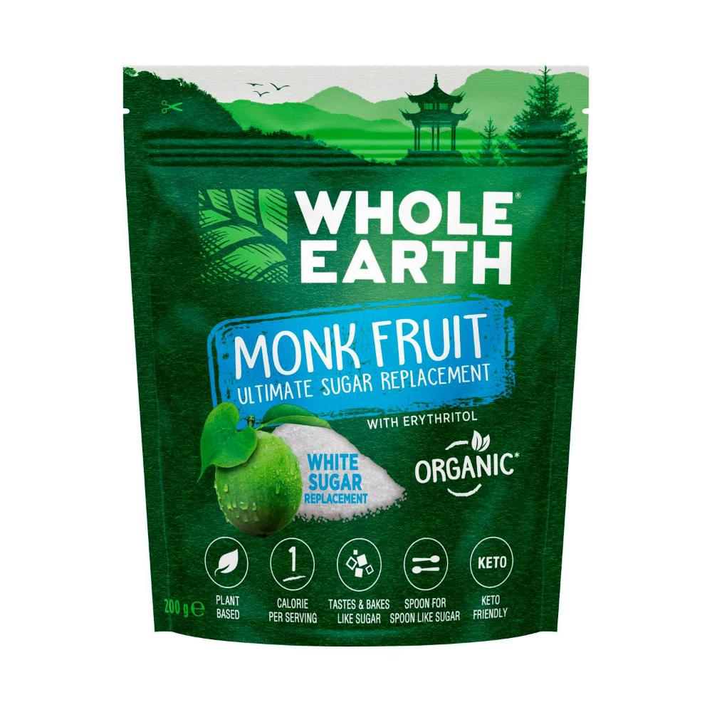 Whole Earth Monk Fruit 100% Natural Sweetener - 200g