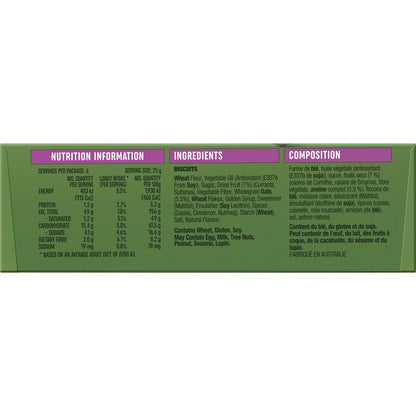 Arnotts Snack Right Oaty Bites Fruit & Oat 6 pack