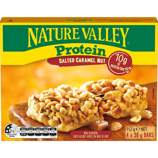 Nature Valley Salted Caramel Nut Protein Granola Bars 4 Pack