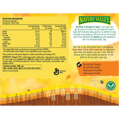Nature Valley Salted Caramel Nut Protein Granola Bars 4 Pack