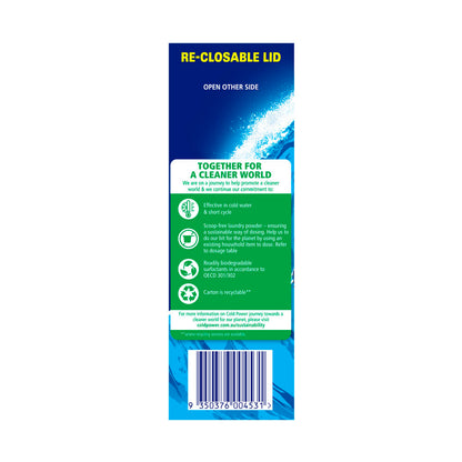 Cold Power Laundry Powder Advanced Clean - 4kg