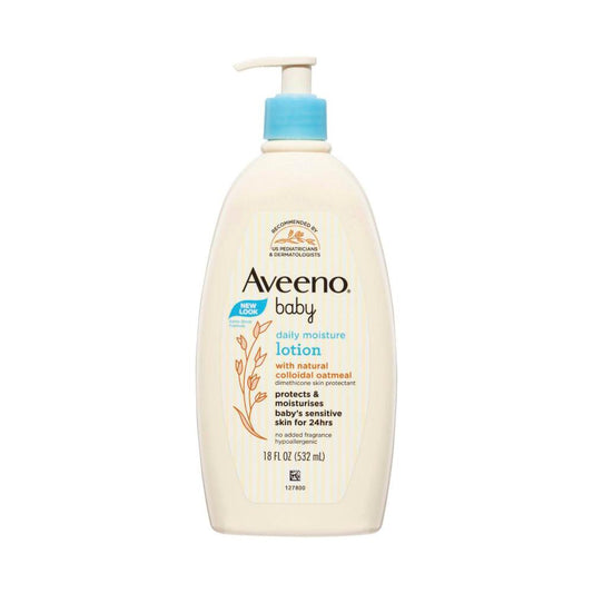Aveeno Baby Daily Moisturising Fragrance Free Sensitive Moisturising Lotion - 532mL