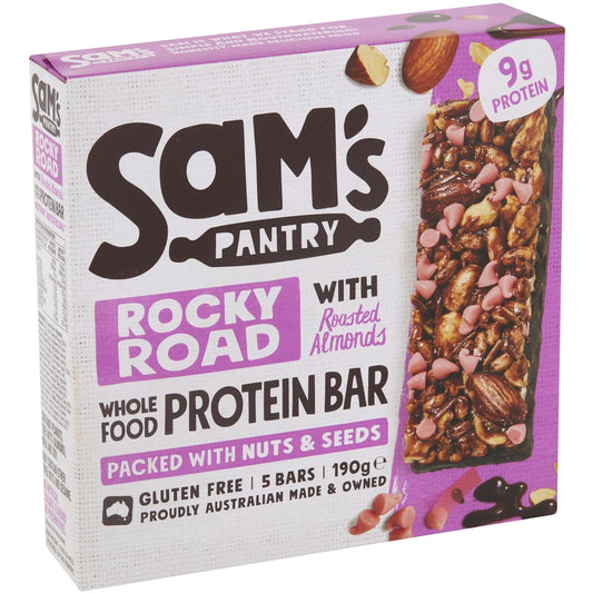 Sams Pantry Rocky Road Protein Bar 5 pack