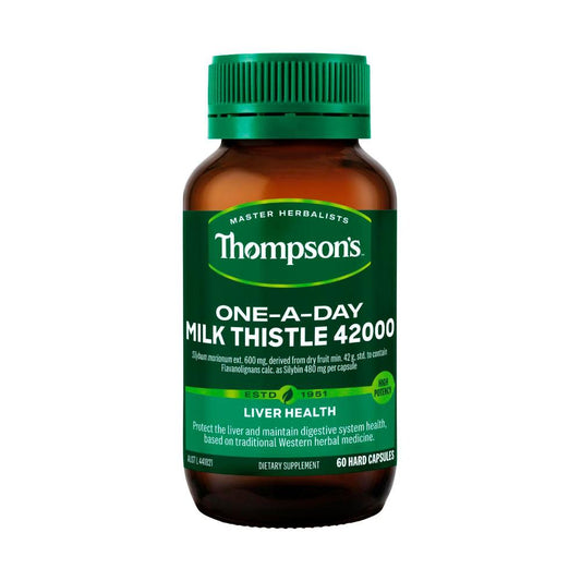 Thompson's One-a-day Milk Thistle 42000mg Capsules - 60 pack
