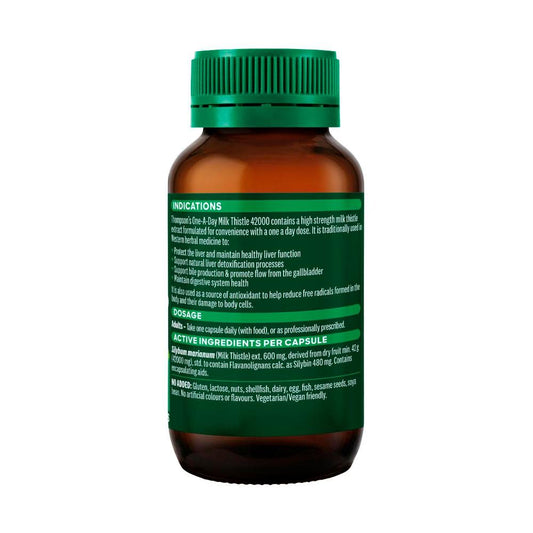 Thompson's One-a-day Milk Thistle 42000mg Capsules - 60 pack