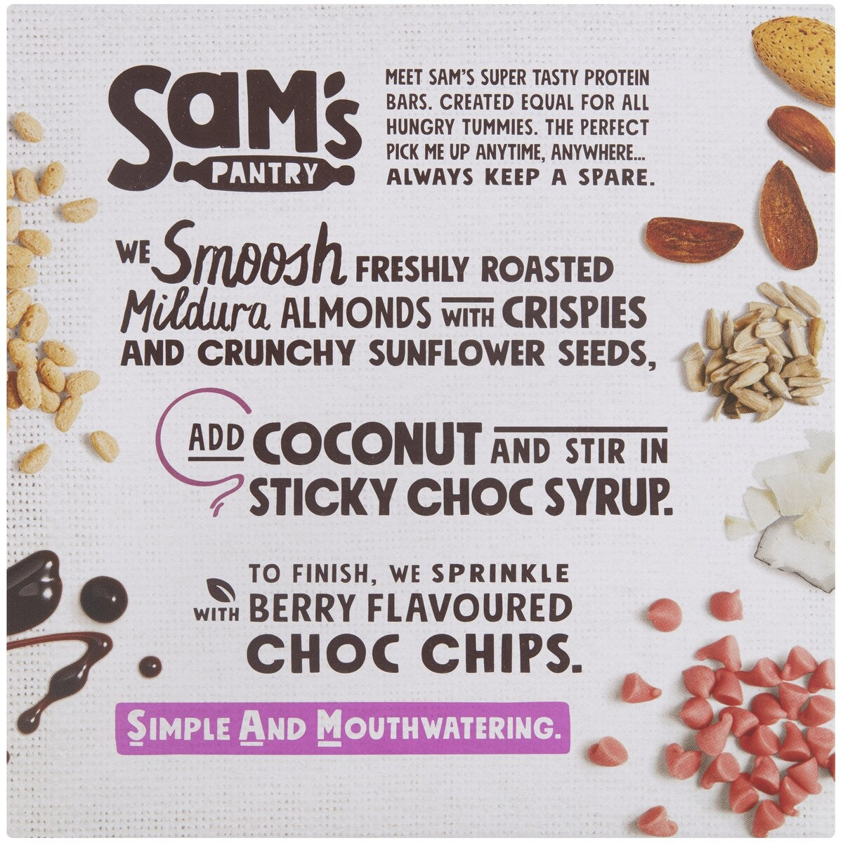 Sam's Pantry Rocky Road Protein Bar 5 pack