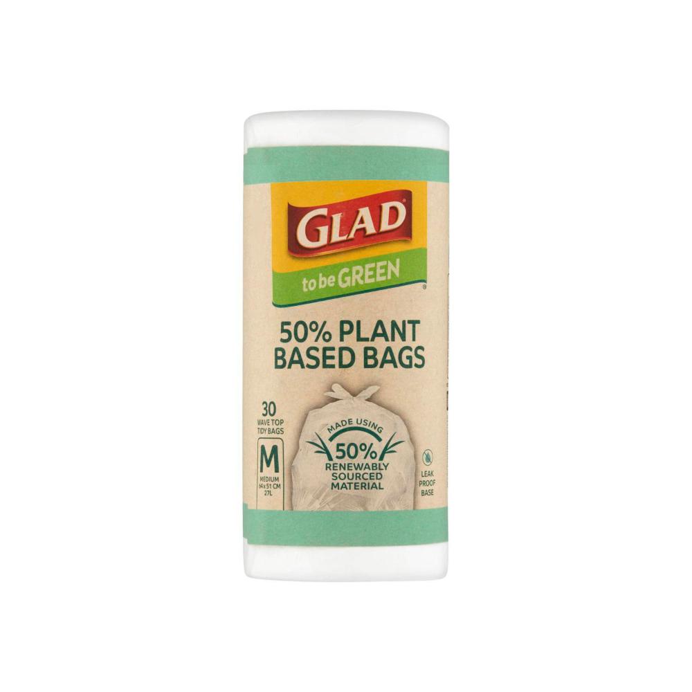 Glad To Be Green Plant Based Kitchen Bags Medium - 30 pack