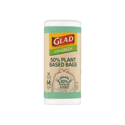 Glad To Be Green Plant Based Kitchen Bags Medium - 30 pack