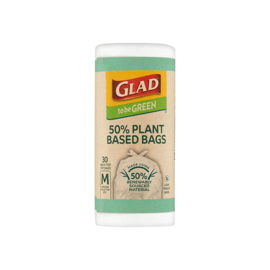 Glad To Be Green Plant Based Kitchen Bags Medium - 30 pack