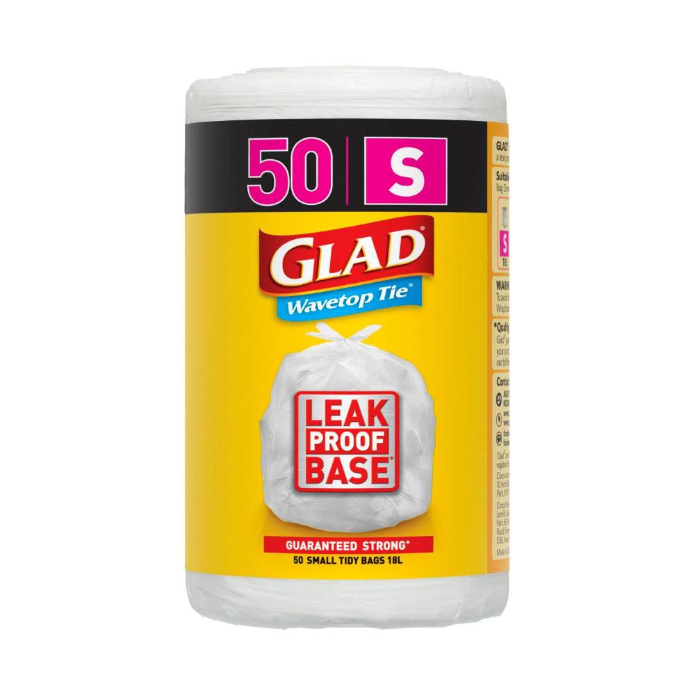 Glad Wavetop Tie Kit Bags Small - 50 pack