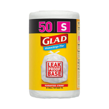 Glad Wavetop Tie Kit Bags Small - 50 pack
