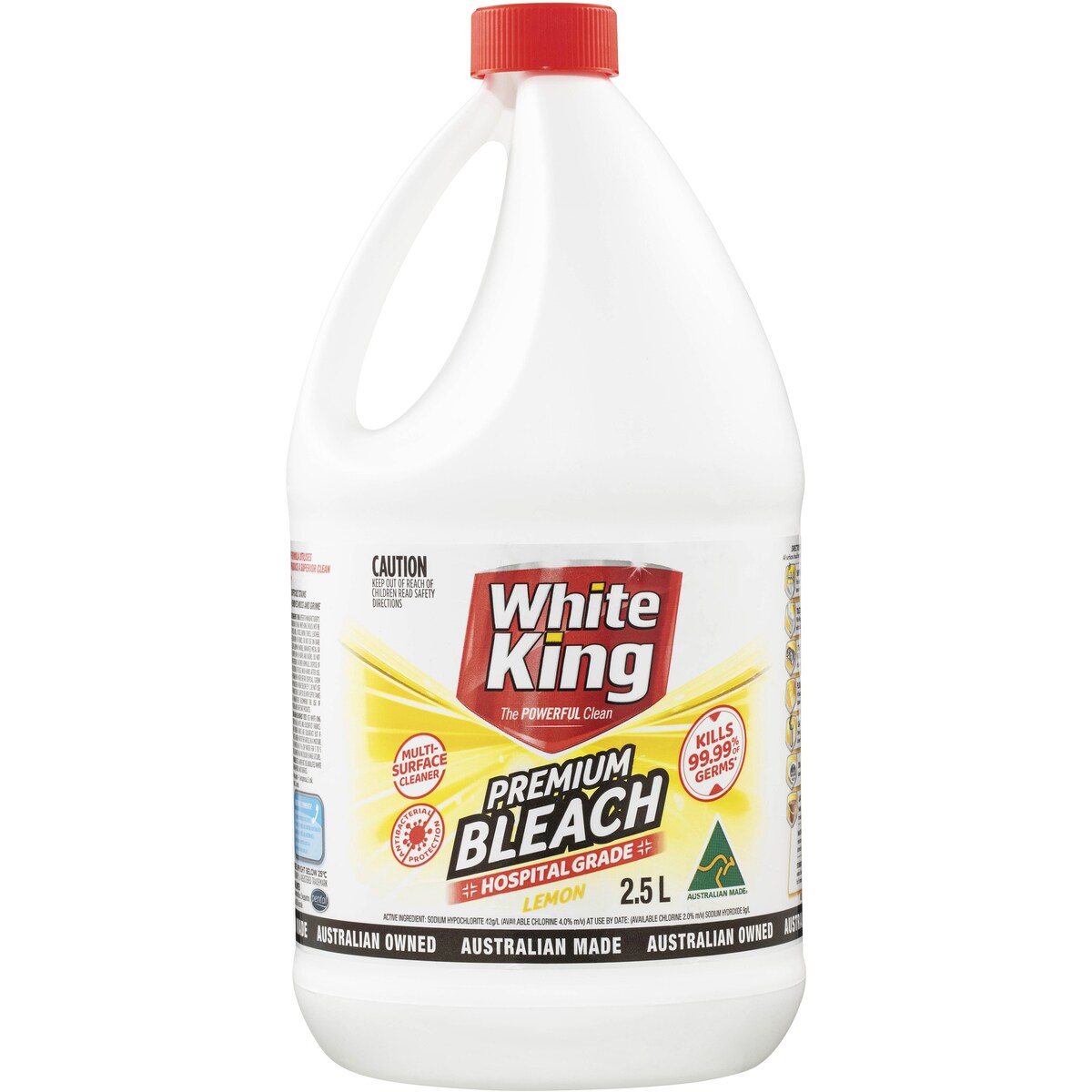 White King Premium Bleach Lemon 2.5L