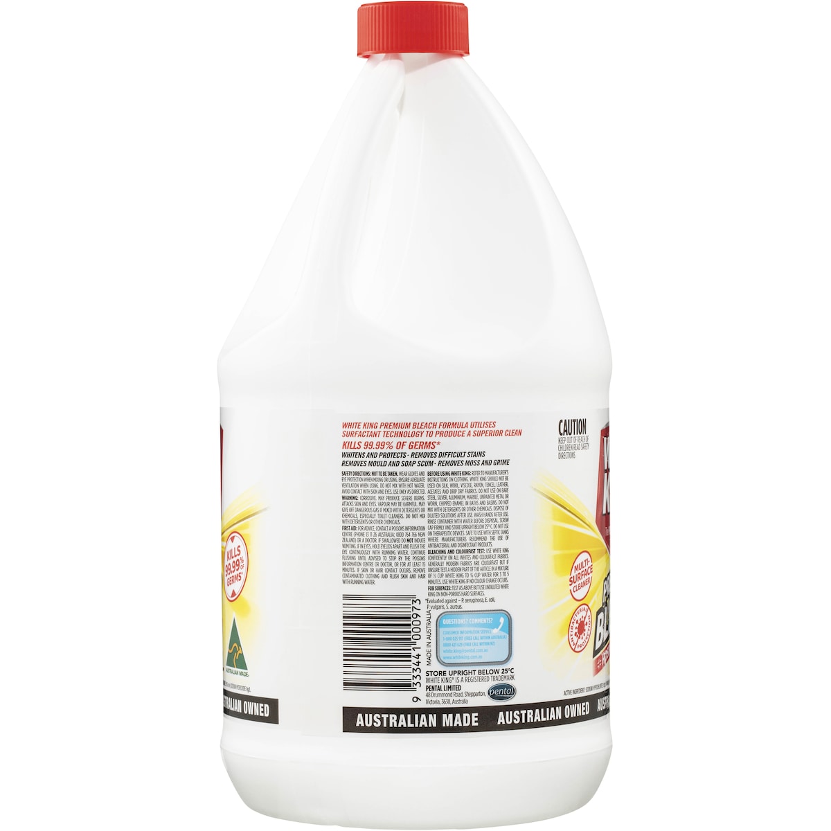 White King Premium Bleach Lemon 2.5L