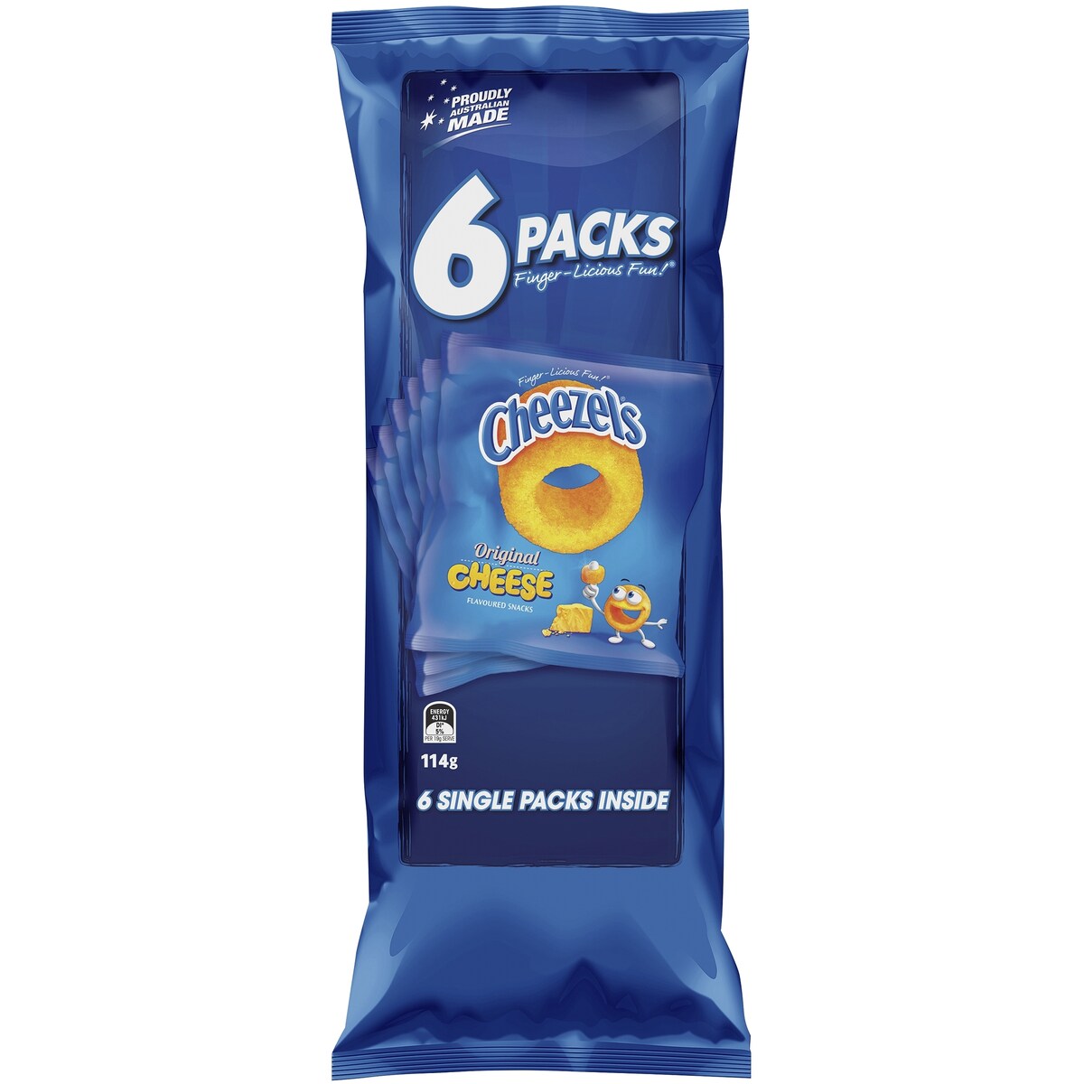 Cheezels Multipack 6pk 114g