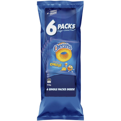 Cheezels Multipack 6pk 114g