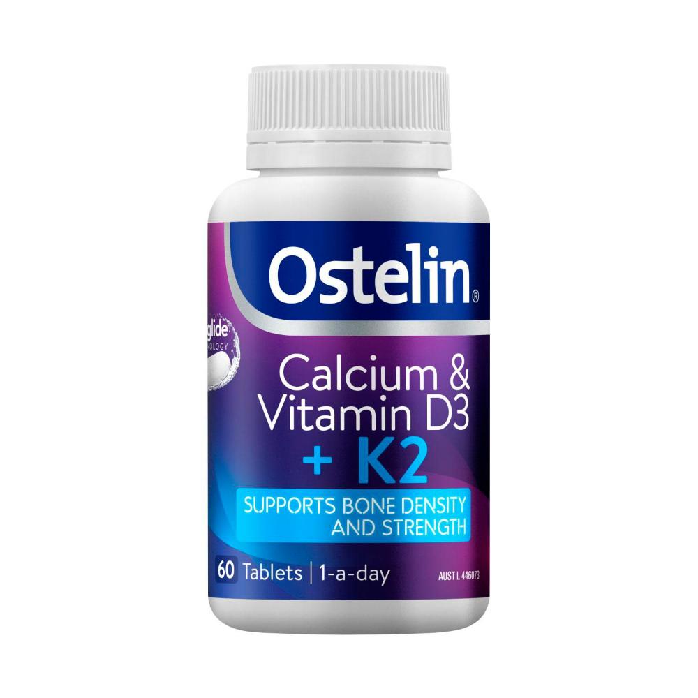 Ostelin Cal-DK2 Calcium + Vitamin D Tablets D3 For Bones - 60 pack