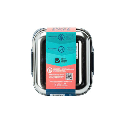 Smash Blue Stainless Steel Meal Box 600ml - 1 each