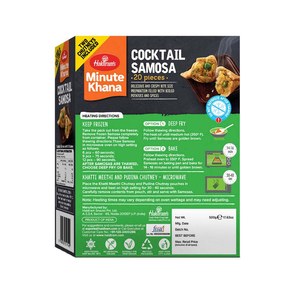 Haldirams Cocktail Samosa - 500g