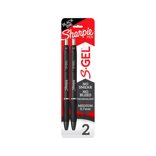 Sharpie S-gel Pens Black - 2 pack