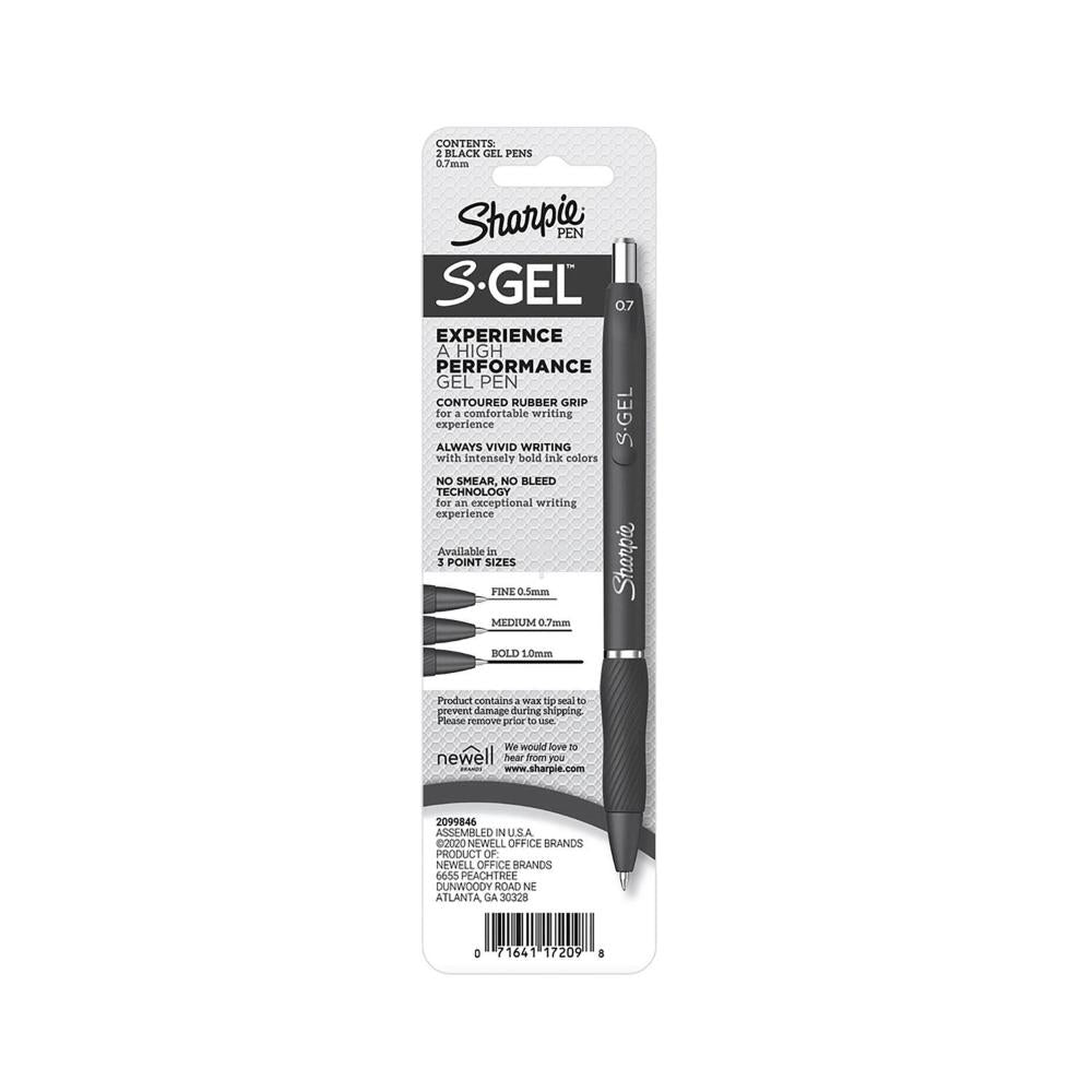 Sharpie S-gel Pens Black - 2 pack