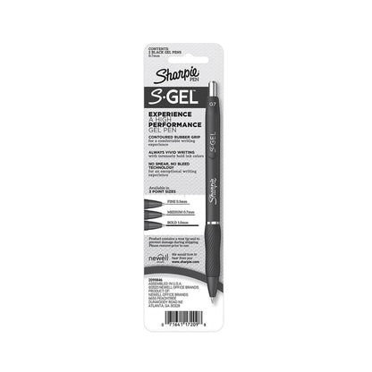 Sharpie S-gel Pens Black - 2 pack