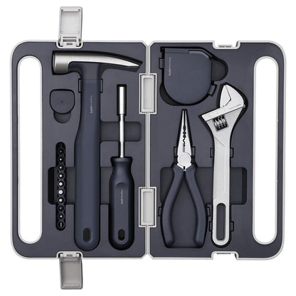 Hoto Household Tool Kit QWSGJ002 Grey Portable Abs Steel