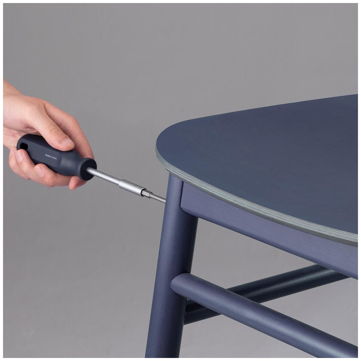 Hoto Household Tool Kit QWSGJ002 Grey Portable Abs Steel