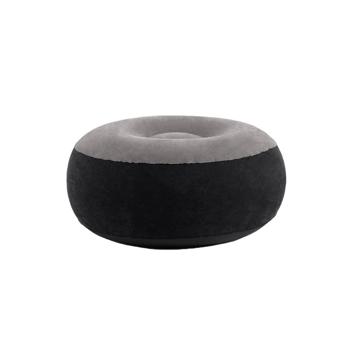 Intex Ultra Lounge Inflatable Chair with Ottoman Compact Grey/Black