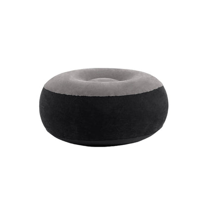 Intex Ultra Lounge Inflatable Chair with Ottoman Compact Grey/Black