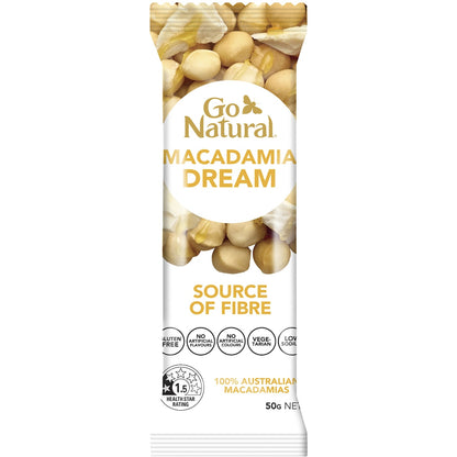 Go Natural Bars Macadamia Dream 50g