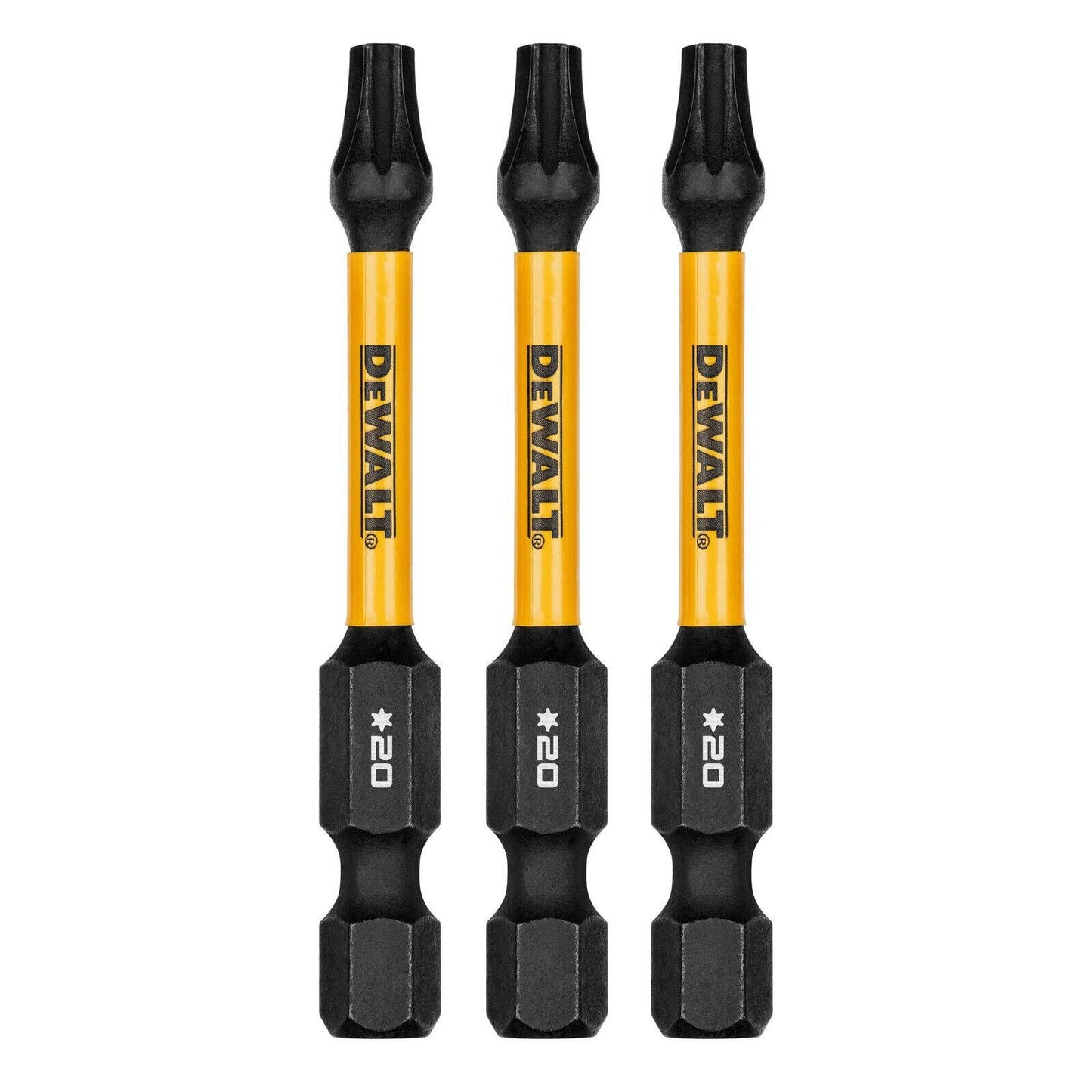 Dewalt Flextorq Screwdriver Bit - 57mm TX20 - 3 Pack