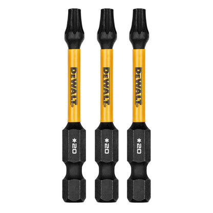 Dewalt Flextorq Screwdriver Bit - 57mm TX20 - 3 Pack