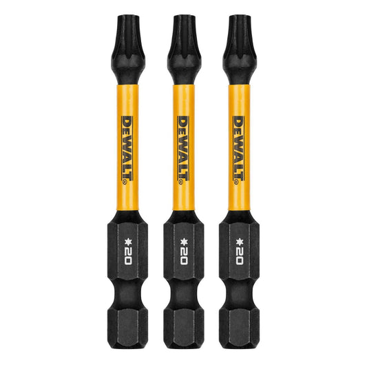 Dewalt Flextorq Screwdriver Bit 57mm TX20 3 Pack