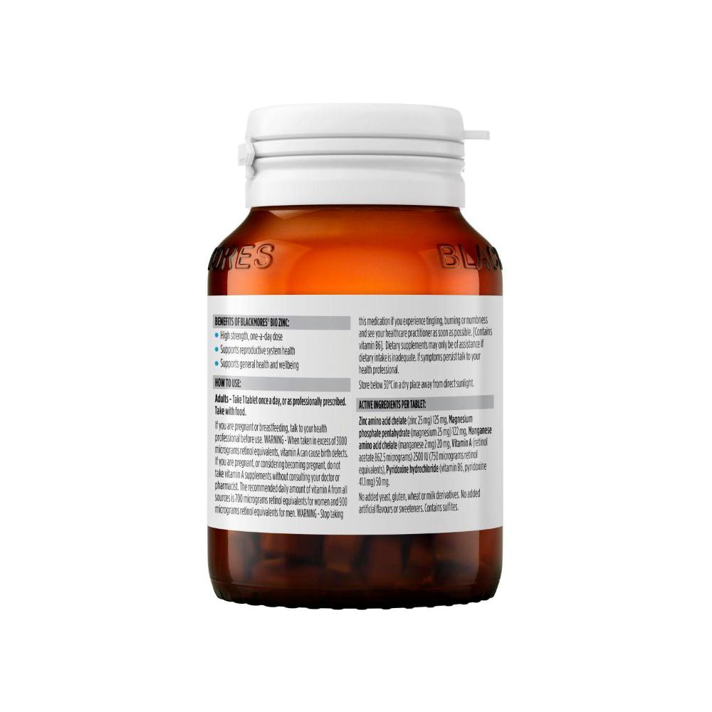Blackmores Bio Zinc Tablets - 168 pack