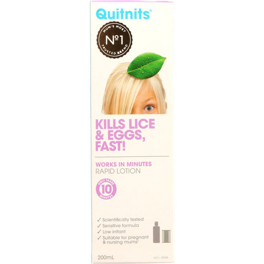 Quitnits Head Lice Treatment Rapid 200ml