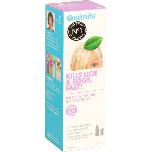 Quitnits Head Lice Treatment Rapid 200ml
