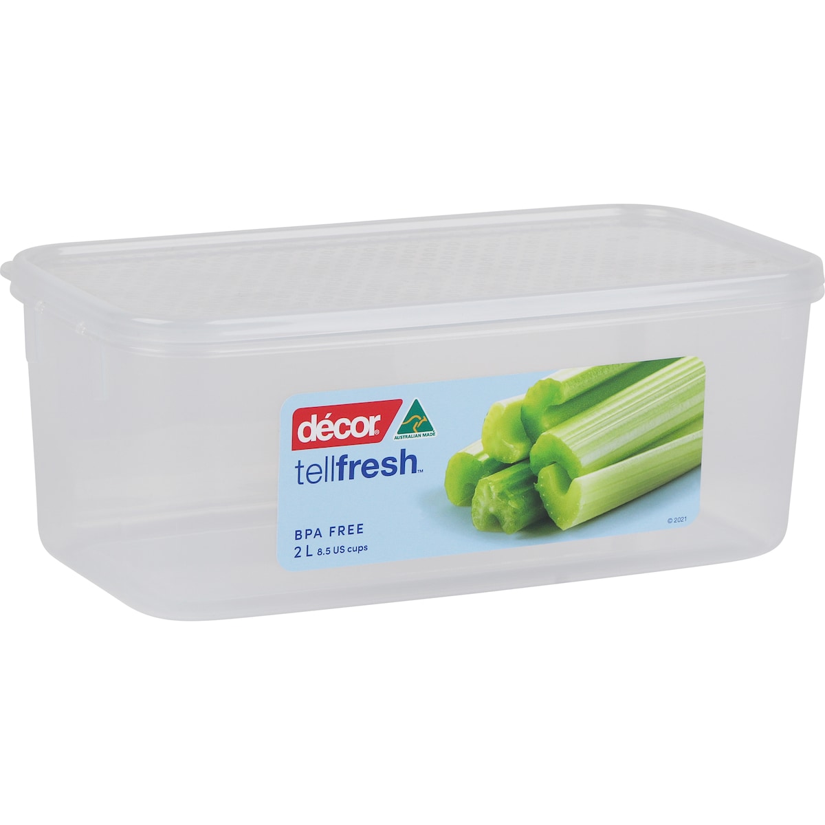 Decor Tellfresh Container, Oblong 2l