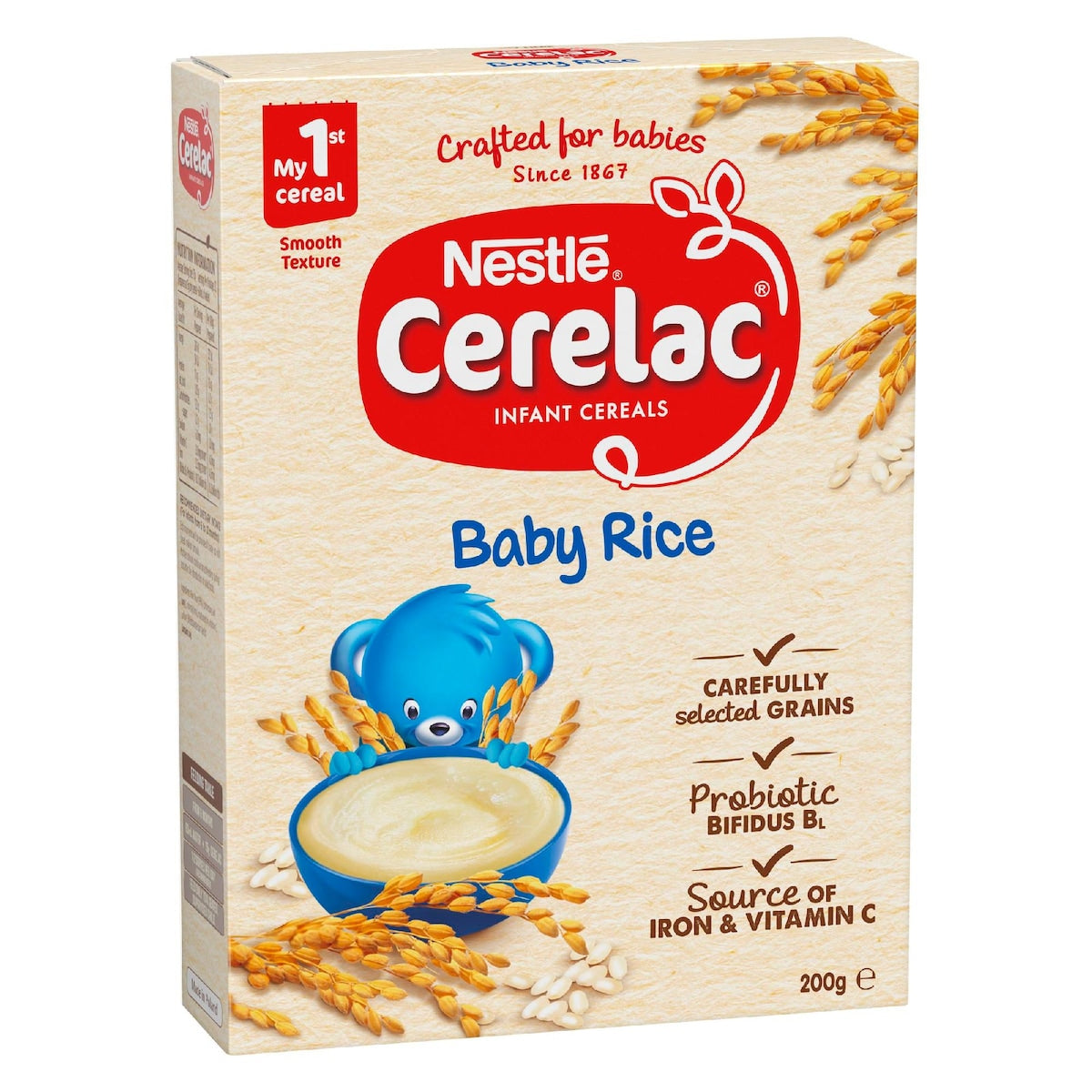 Nestle Cerelac Baby Rice Cereal 6m+ 200g