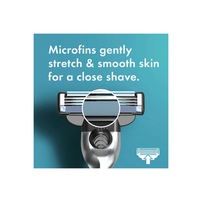 Gillette Mach3+ Razor Cartridge - 4 pack