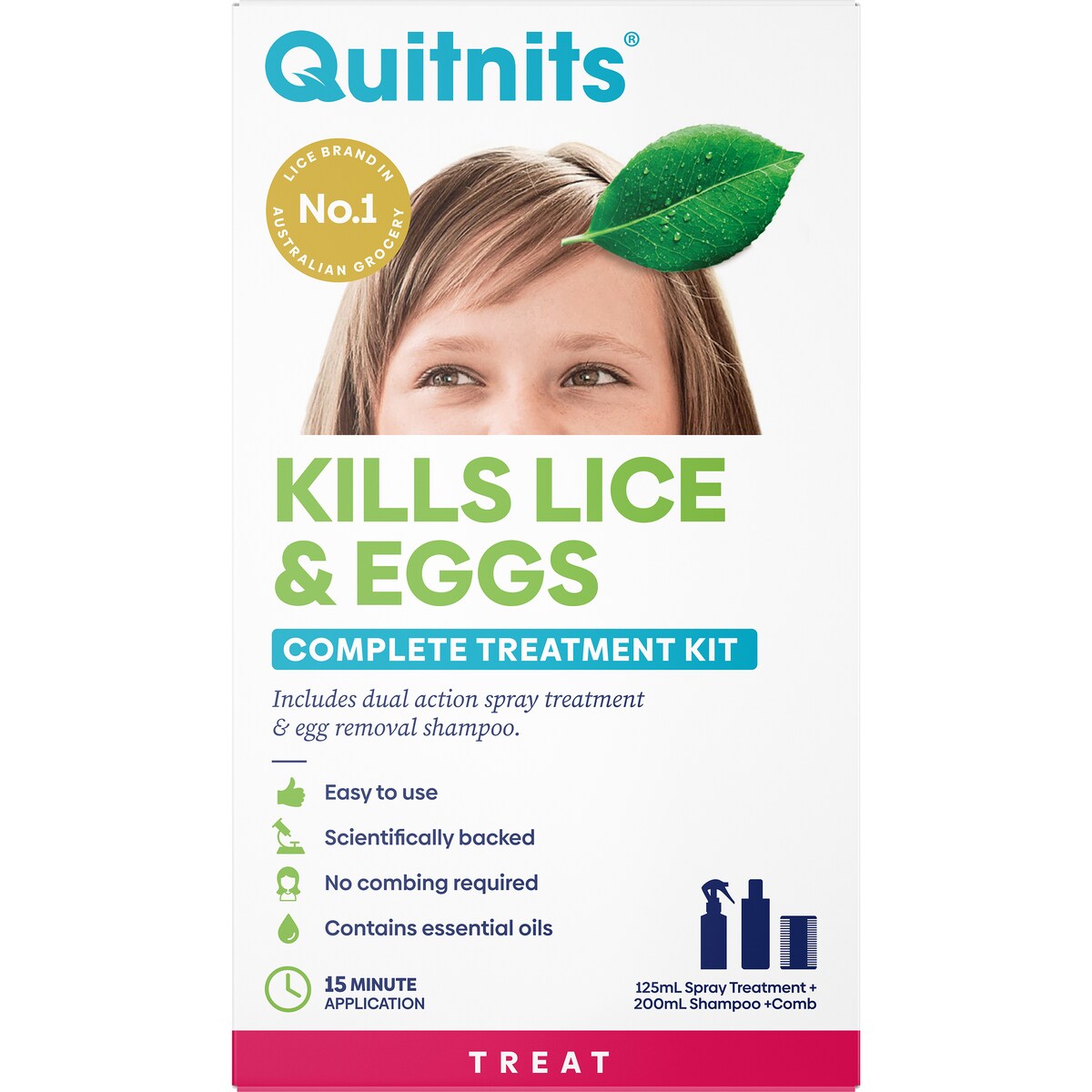Quitnits Head Lice Treatment Complete Kit Each