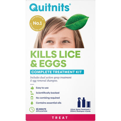 Quitnits Head Lice Treatment Complete Kit Each