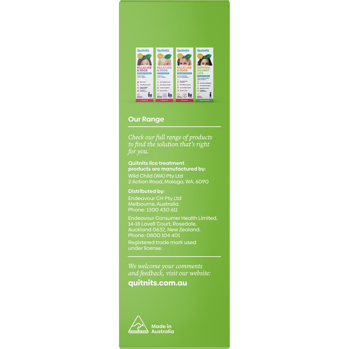 Quitnits Head Lice Treatment Complete Kit Each