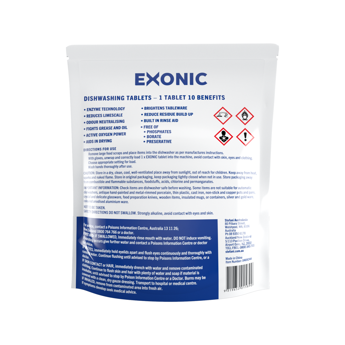 Exonic Dishwashing Tablets - 100 Pack