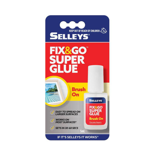 Fix & Go Supa Glue Brush - 5mL