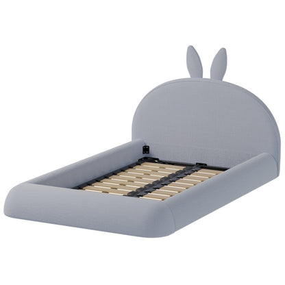 Aesthetik Kids King Single Upholstered Bed AK642524Z Grey