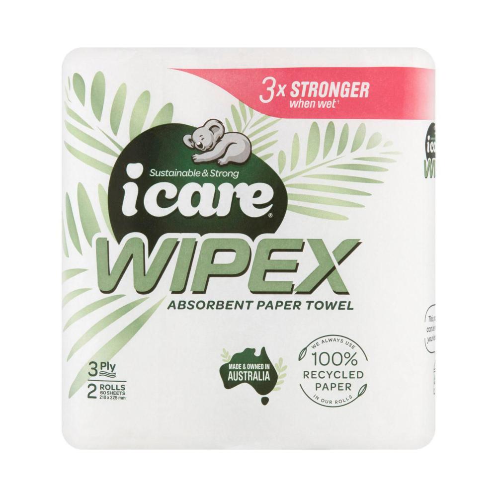 Icare 100% Recycled Paper Towel - 2 pack
