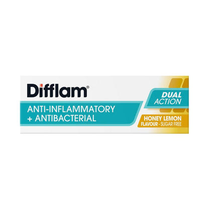Difflam Honey & Lemon Flavour Regular Lozenges - 16 pack