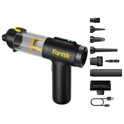 Fanttik X200 Cordless Car Vacuum 4-in-1, 16,000Pa, LED Display, Lightweight