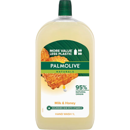 Palmolive Naturals Hand Wash Refill Milk & Honey 1l