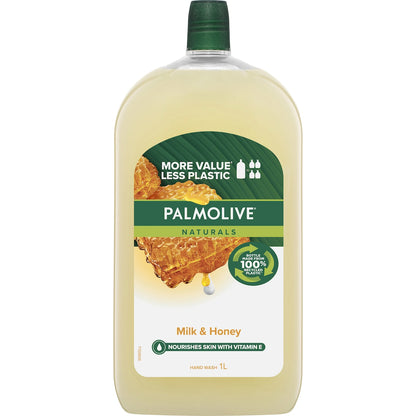 Palmolive Naturals Hand Wash Refill Milk & Honey 1l